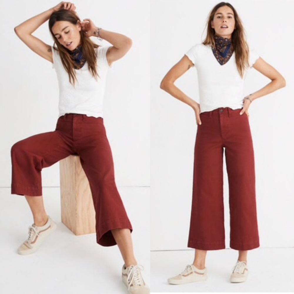 Emmett Wide-Leg Crop Pants